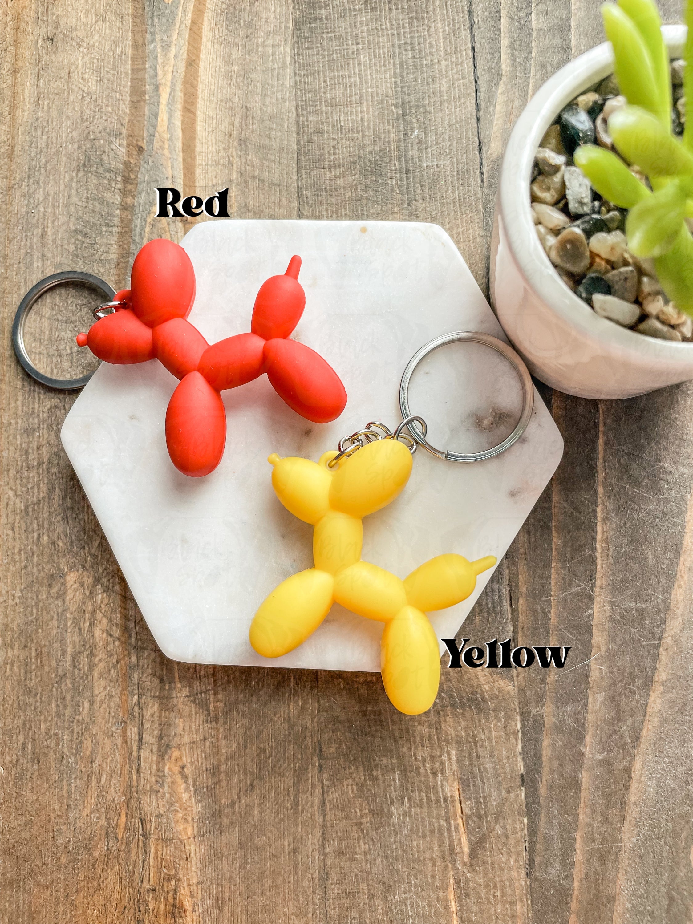 Balloon on sale dog keyring