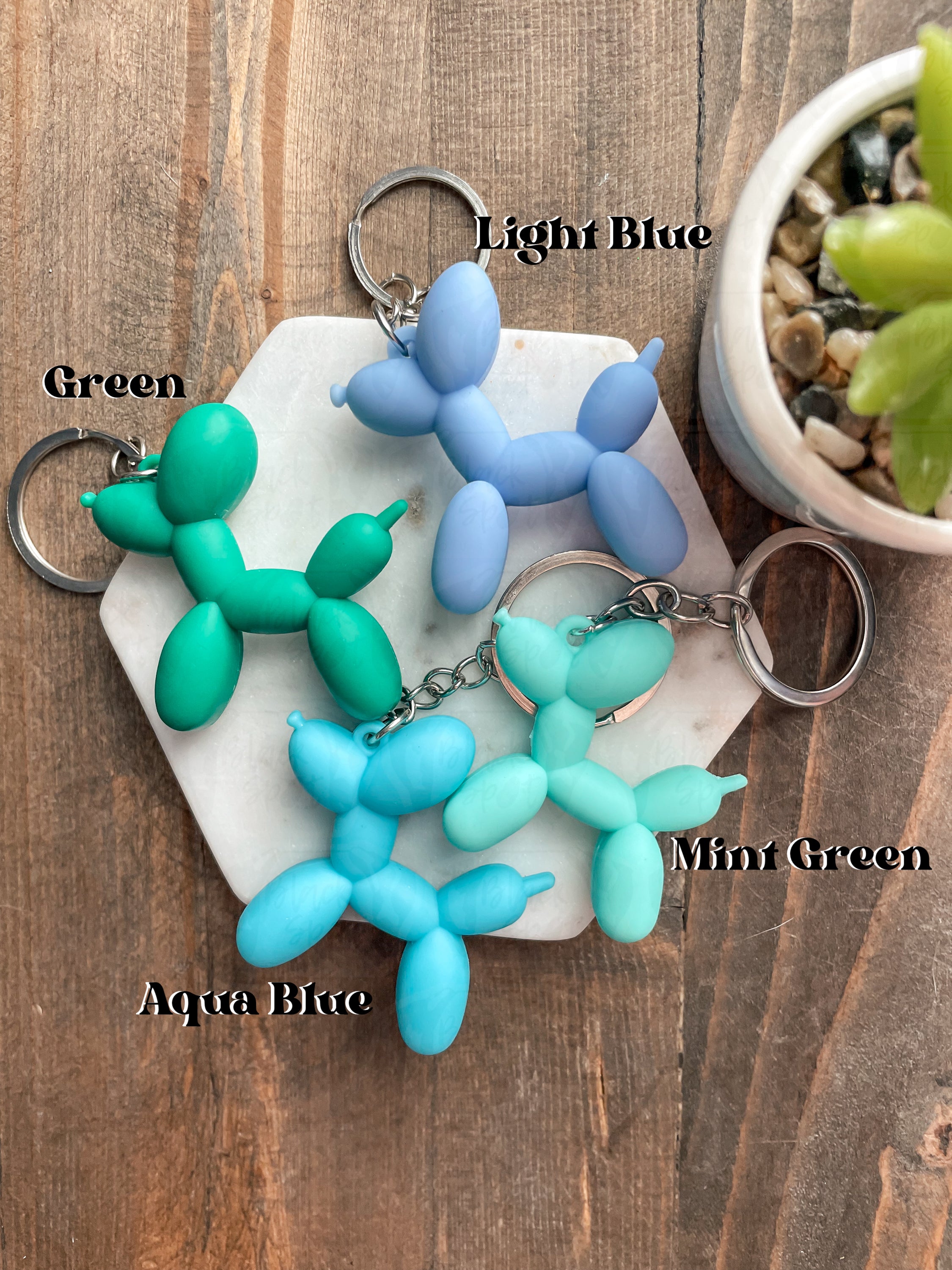 Balloon hot sale animal keychain