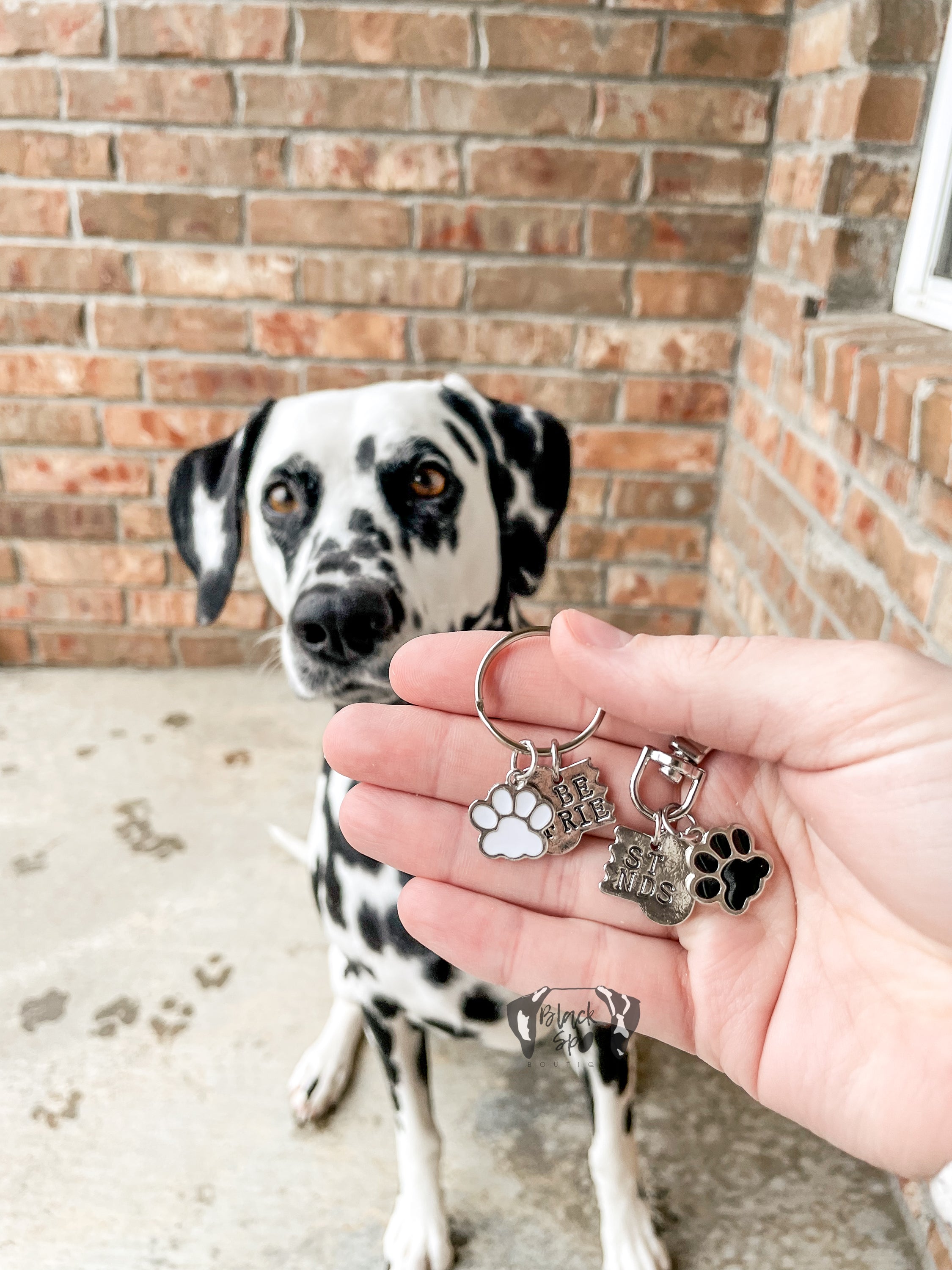 Dog friendship necklace clearance and collar charm